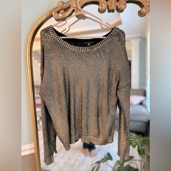 Women’s INC International Concepts sweater - Gold and Black- Size XL - Picture 1 of 3